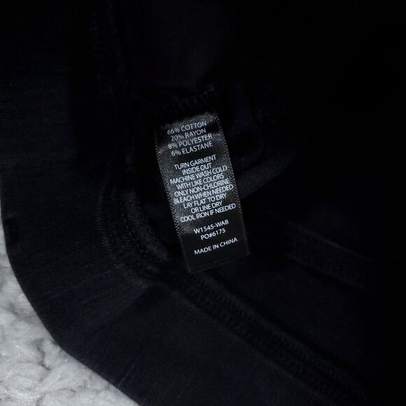 Betabrand Skinny Leg 4-Pocket Yoga Denim Jeans Pull On Black Pants Size Small - Picture 5 of 8